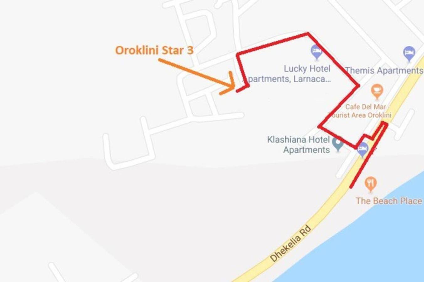 Oroklini Star 200Metres From The Sandy Beach Larnaka Exterior foto
